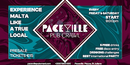 Immagine principale di Paceville Pub Crawl 