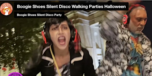 Imagem principal do evento Boogie Shoes Walking Silent Disco Halloween Party 2024