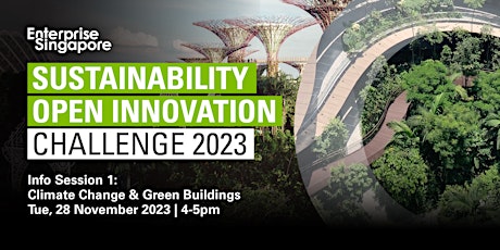 SOIC 2023 Info Session 1: Climate Change & Green Buildings primary image