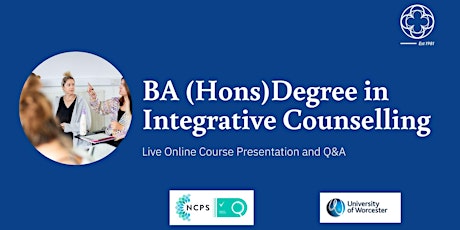 BA (Hons) Integrative Counselling - Live Course Seminar and Q&A  primärbild