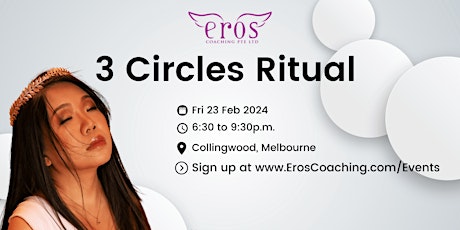 Melb – The 3 Circles Ritual (Only for vulva owners) primary image