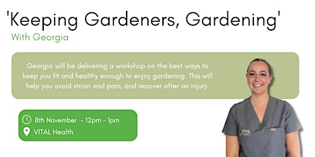 Imagen principal de Keeping Gardeners, Gardening - Workshop