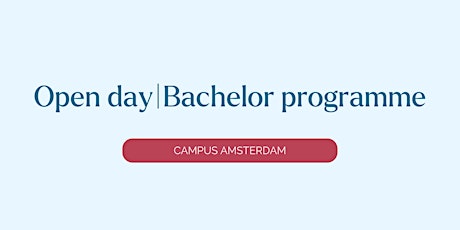 Bachelor | Open day - Hotelschool The Hague primary image