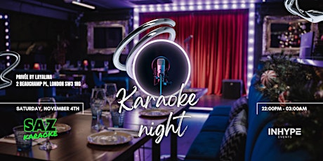 Primaire afbeelding van Karaoke Night | SAT 4 November
