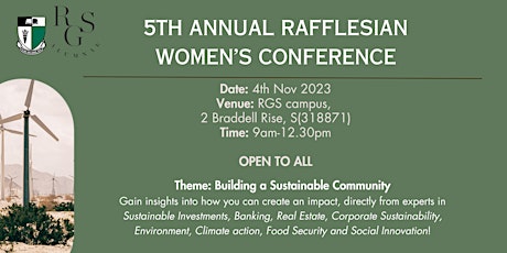 Imagem principal de Rafflesian Women's Conference 2023