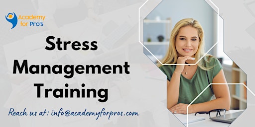 Image principale de Stress Management 1 Day Training in Fairfax, VA