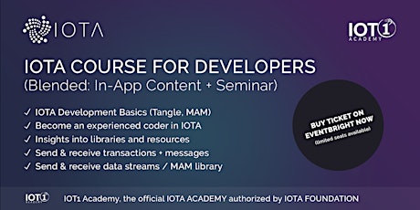 IOTA Course for Developers // Seminar + Learning App + Premium Support