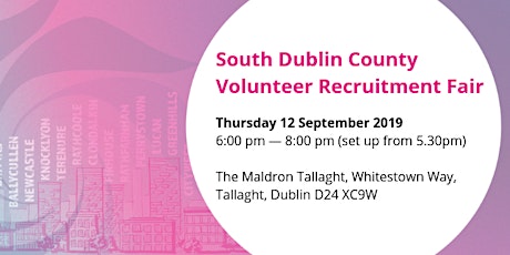 Imagem principal do evento South Dublin County Volunteer Recruitment Fair