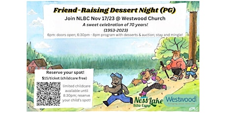 2023 NLBC Friend-Raising Dessert Night (PG location) primary image