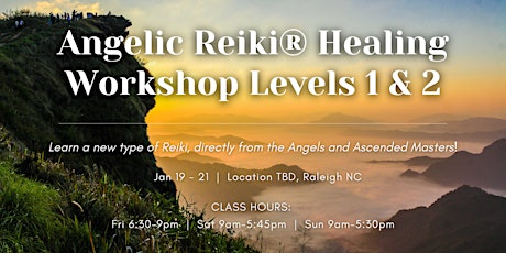 Imagen principal de Angelic Reiki® Healing Workshop Levels 1 & 2