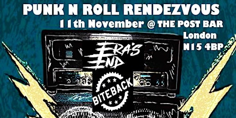 Punk n Roll Rendezvous // 80 - Era's End+Bite Back+The Tendons+more primary image