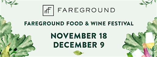 Collection image for Fareground Food & Wine Festival \