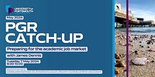 Imagem principal do evento PGR Catch-Up - Preparing for the Academic Job Market (IN-PERSON)