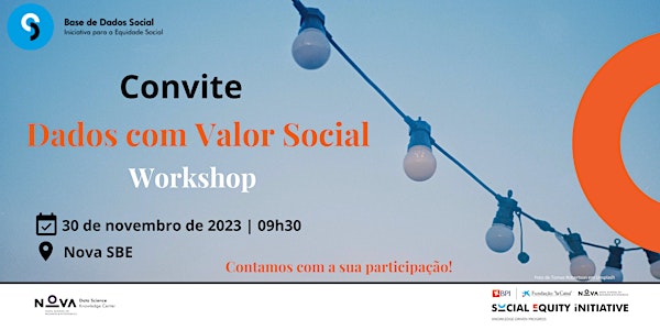 Workshop Dados com Valor Social