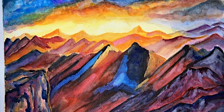 Imagem principal do evento Landscape Watercolor Workshop (ages 16+)