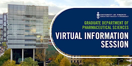 Graduate Department of Pharmaceutical Sciences Virtual Information Session primary image
