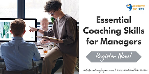 Primaire afbeelding van Essential Coaching Skills for Managers 1 Day Training in Ann Arbor, MI