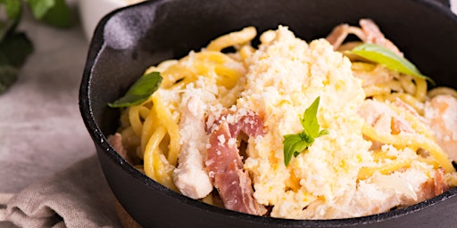 Primaire afbeelding van Make Traditional Carbonara Pasta - Cooking Class by Classpop!™