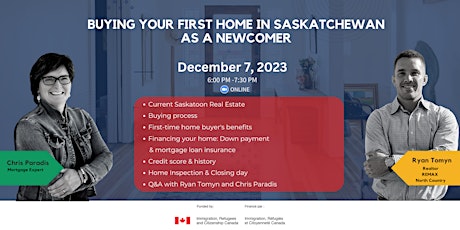 Hauptbild für Buying your first home in Saskatchewan as a Newcomer