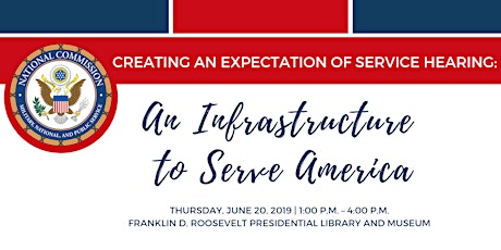 Creating an Expectation of Service Hearing: An Infrastructure to Serve America primary image