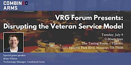 VRG Forum Presents: Disrupting the Veteran Service Model primary image