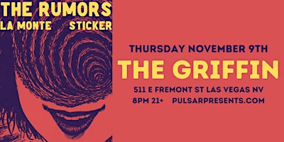 THE RUMORS - LA MONTE - STICKER (21+) primary image
