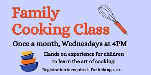 Family Cooking Class April primary image