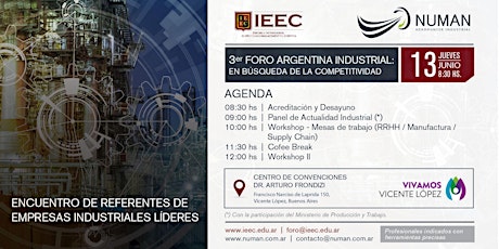 Imagen principal de 3er Foro Argentina Industrial 2019: "en búsqueda de la Competitividad"