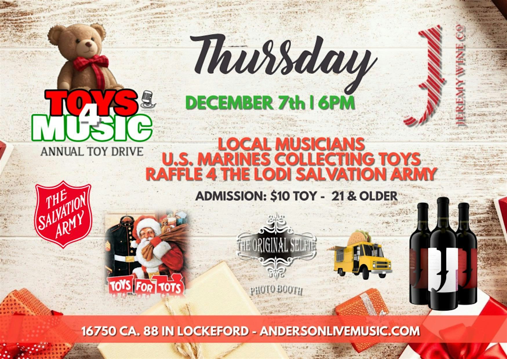 2023 Toys 4 Music Annual Toy Drive