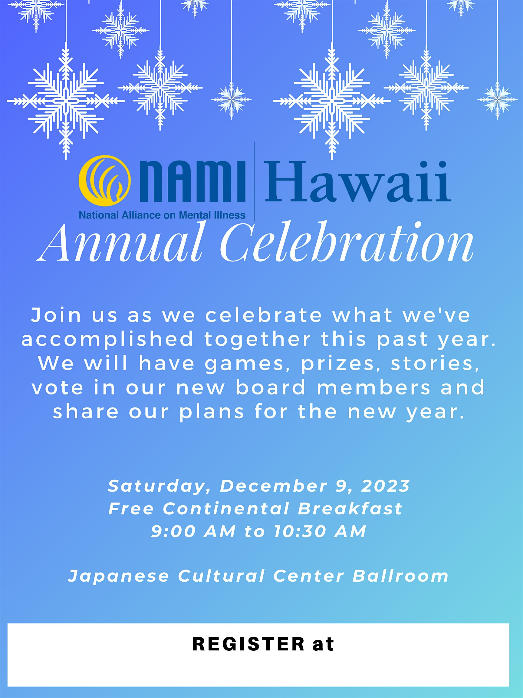 NAMI Hawaii Annual Celebration 2023