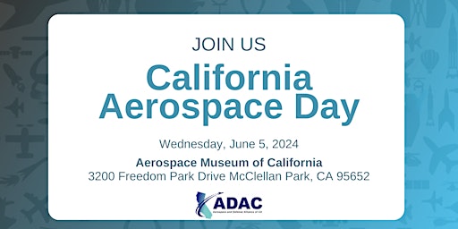 Imagem principal do evento California Aerospace Day