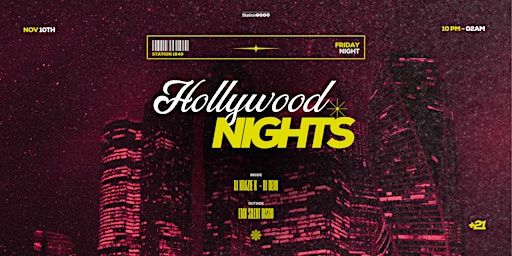 Hollywood Nights: New School w/Silent Disco @Station1640 primary image