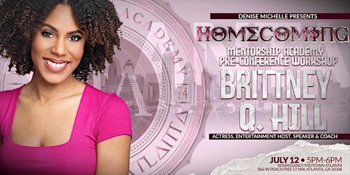 Image principale de Mentorship Academy Conversation w/ Brittney Q. Hill