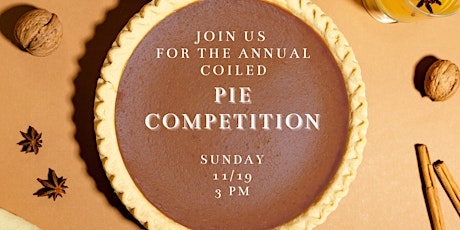Coiled Wines Pie Competition primary image