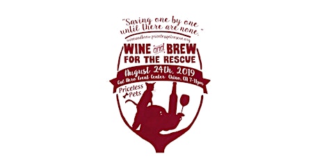 Priceless Pets' Wine and Brew for the Rescue 2019 primary image