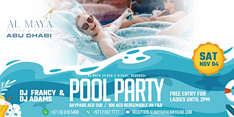 Saturday Pool Party - Al Maya Island & Resort primary image