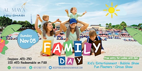 Sunday, Family Day - Al Maya Island & Resort primary image