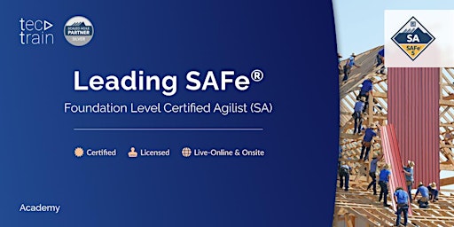 Imagen principal de SAFe Agilist Leading SAFe 6.0 Training 23-24 July 2024 / Live-Online