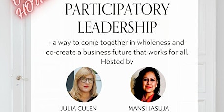 Hauptbild für Participatory Leadership -  a way to come together in wholeness