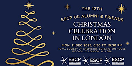 12th ESCP Alumni & Friends Christmas Party in London primary image