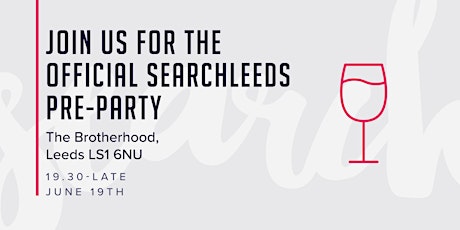 SearchLeeds 2019 pre-party primary image