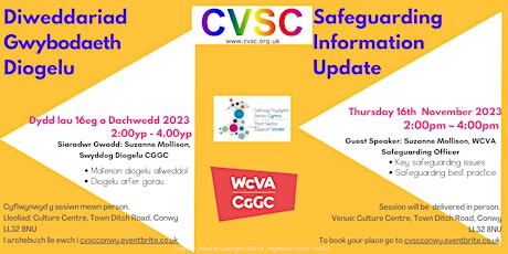 Imagem principal do evento Safeguarding Information Update