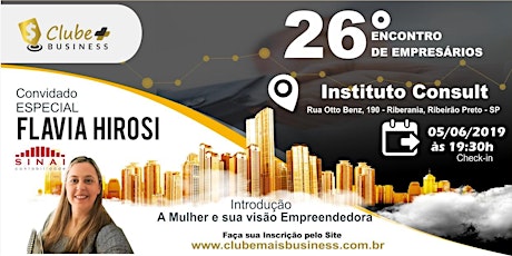 Imagem principal do evento ENCONTRO DE EMPRESÁRIOS - CLUBE MAIS BUSINESS