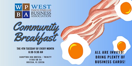 WPBAs Monthly Community Partner Breakfast