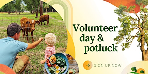 Hauptbild für Volunteer Day & Potluck at Wonderfield Farm