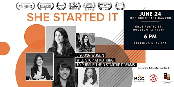 She Started It: Film Screening & Women Entrepreneurs Panel