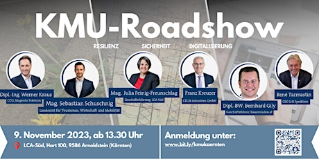 Hauptbild für KMU-Roadshow „Resilienz, Sicherheit & Digitalisierung” - Kärnten