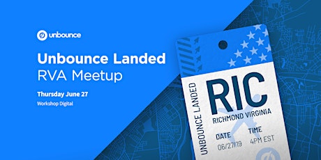 Unbounce Landed: RVA Meetup primary image