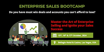 Hauptbild für Enterprise Sales Bootcamp - Las Vegas