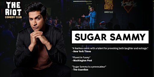 Imagem principal do evento Sugar Sammy (HBO, Comedy Central) Headlines The Riot Comedy Club